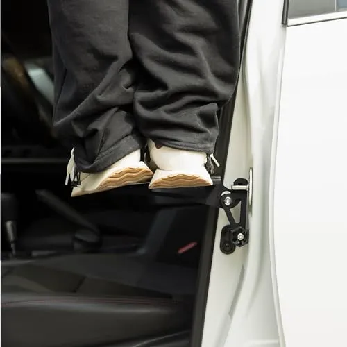 Klappbares Auto Türpedal - Praktische Türstufe für einfaches Ein- und Aussteigen - Trittstufen & Leitern, robustes Edelstahl-Material für hohe Stabilität und Sicherheit beim Einsteigen.