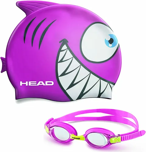 HEAD Meteor Set Schwimmen Silikon Brille Und Kappe