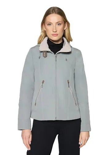 GIL BRET Jacke Casual 5538 Desert Sage - Lässige Freizeitjacke - Lässige Jacke mit abnehmbarer Kapuze, ideal für entspannte Outfits. Reißverschluss-Taschen bieten praktischen Stauraum. Perfekt für den Alltag!