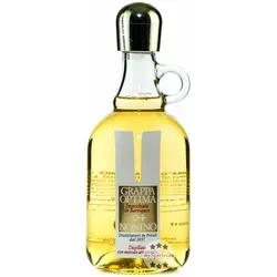 Nonino Grappa Optima Riserva - Hochwertiger Grappa aus dem Friaul, goldene Farbe und traditioneller Geschmack – ideal für Kenner und Genießer.