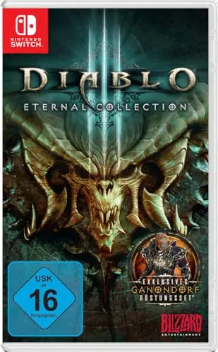 Diablo 3 Eternal Collection - Switch [US Version] - PC- & Videospiele, inklusive Diablo III, Reaper of Souls und exklusivem Ganondorf Rüstungsset für epische Abenteuer und endlosen Wiederspielwert.