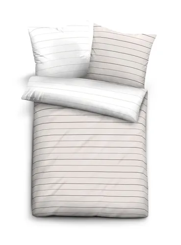 Bettwäsche SATIN taupe 200x135 cm in braun von Sonstige