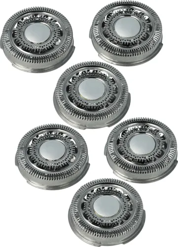 vhbw 6x Ersatz-Scherköpfe für Philips S8950/90