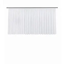 Gerster Gardine Vera - Halbtransparente Voile Gardine mit Smokband - Elegante halbtransparente Gardine aus hochwertigem Voile (100% Polyester) mit Smokband. Ideal für eine individuelle Fensterdekoration, sorgt sie für sanftes Licht und eine angenehme Raumatmosphäre.