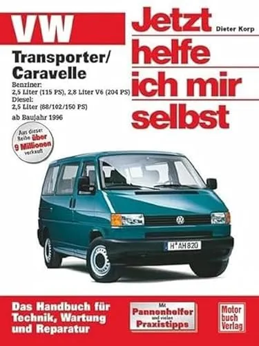 VW Transporter T4 / Caravelle: Selbsthilfe-Buch für Benzin/Diesel ab Baujahr 1996 - Praktisches Handbuch für VW Transporter T4 / Caravelle, ideal für DIY-Reparaturen und Wartung, um Kosten zu sparen und selbstständig zu arbeiten.
