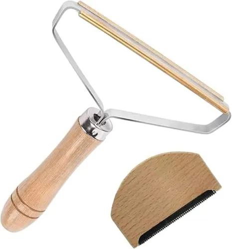 Rasierset mit Anti-Pilling/Kamm, tragbar, Handbürste, Anti-Poil für Kleidung aus dem Hause/Wood Fuzz