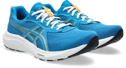 Asics GEL-CONTEND 9 Laufschuh – Hohe Dämpfung in Blau (Gr. 43,5 EU) - Sportlicher Laufschuh mit innovativer Dämpfungstechnologie für optimalen Komfort beim Laufen. Ideal für neutrale Läufer und vielseitig einsetzbar.