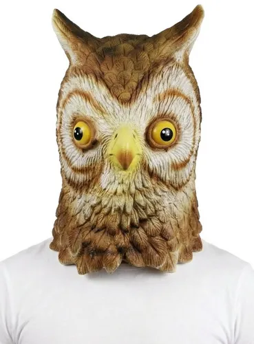 Metamorph Verkleidungsmaske Eule - Kostüm Maske Fasching Halloween Karneval