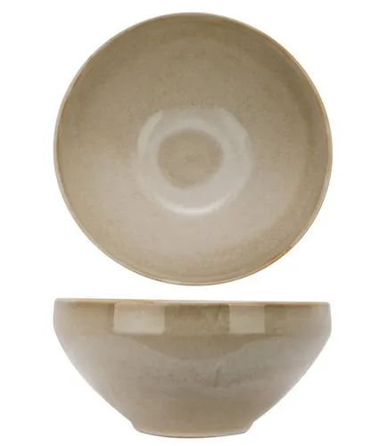 Cosy & Trendy Schüssel Conico Sand Schüssel 17,5 cm, Steinzeug, (Schüsseln & Schalen), CONICO SAND SCHÜSSEL 1L D17,5XH8,5CM