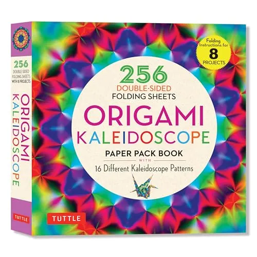 Origami Kaleidoscope Paper Pack Book: 256 Double-sided Folding Sheets Includes Instructions for 8 Models (Tuttle Specials)