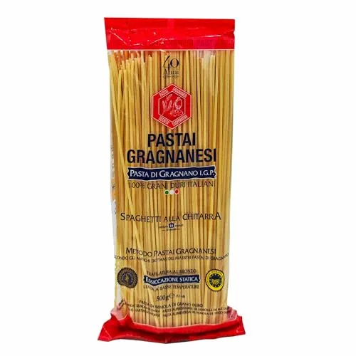Pastai Gragnanesi Spaghetti Chitarra al Bronzo 500 g PASTA DI GRAGNANO IGP