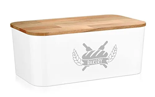 Brotkästen & -taschen Weiß von Lashuma