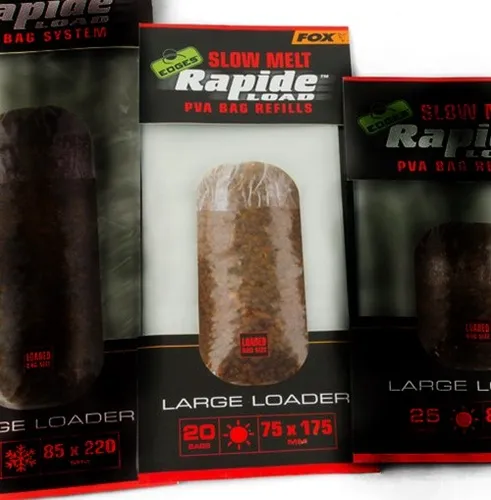 Fox Slow Melt PVA Bag Large Loader Refills 75x175mm von Fox