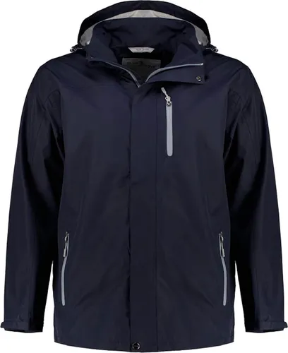 Blue Wave Herren Funktionsjacke Jupp - Wasserdichte Outdoor-Jacke mit abnehmbarer Kapuze in Marine, Größe S - Die Herren Funktionsjacke Jupp vereint Stil und Funktionalität. Mit hoher Wasserdichtigkeit und atmungsaktivem Material ist sie ideal für Outdoor-Aktivitäten. Die abnehmbare Kapuze und praktischen Taschen bieten zusätzlichen Komfort.