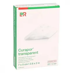 Curapor Wundverband steril transparent 5x7 cm