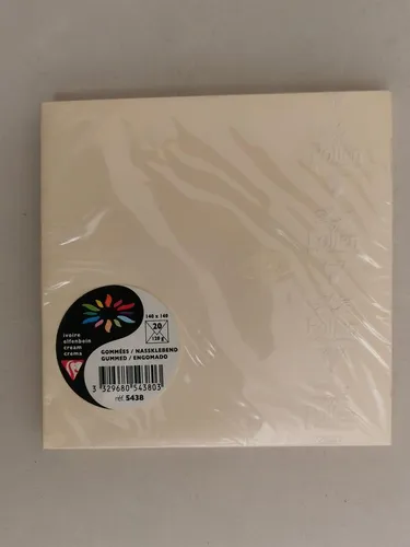 Clairefontaine Umschlag DIN quadratisch 20Stück chamois