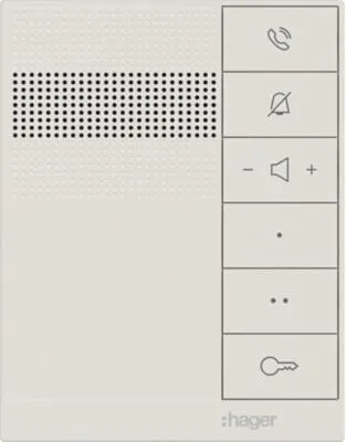 Hager Innensation Audio IP Freisprechen RTQ620X von Hager