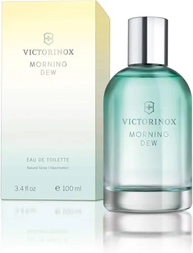 Victorinox Morning Dew Eau de Toilette 100 ml - Herrenparfüm mit frischem, belebendem Duft. Ideal für den täglichen Gebrauch und sorgt für ein angenehmes Gefühl den ganzen Tag.