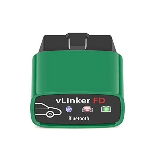 Vgate OBDII Bluetooth, vLinker FD OBD2 diagnosegerät OBD Adapter für Android und Windows (Bluetooth 3.0)