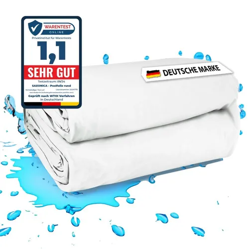 Poolfolie Rechteck Pool | 800 x 400 x 150 cm | 0,8 mm | weiß | rechteckig