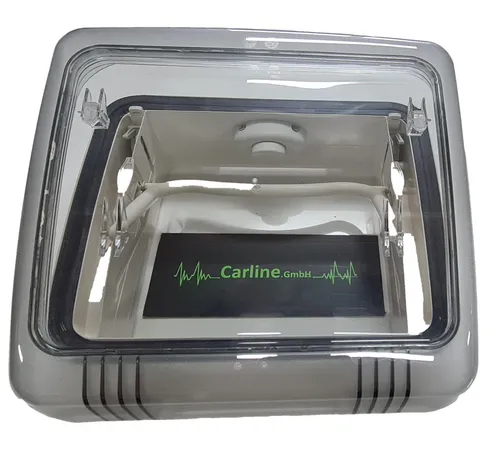 Dometic Mini Heki Style 40x40 Dachluke - Fenster & Luken: Gewölbtes Acrylglas für optimalen Lichtdurchlass, ideal für Badezimmer, mit einem flexiblen Öffnungssystem und geeignet für Dachstärken von 43-60 mm.