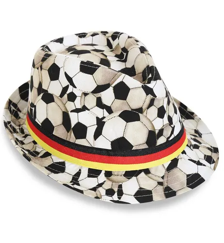 Deutschland Trilby Fanhut Fussball Schlagerparty Größe 58 cm für Fussball EM