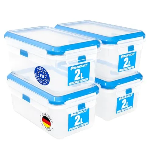 ATHLON TOOLS Frischhaltedosen-Set 4x 2L von ATHLON TOOLS