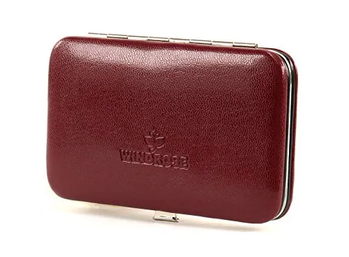 Windrose Merino Manicure Bügeletui 11 cm rot in rot von Windrose