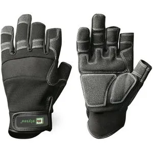 elysee Arbeitshandschuhe Mechanicals Carpenter, Kunstleder, schwarz, Größe 9 / L