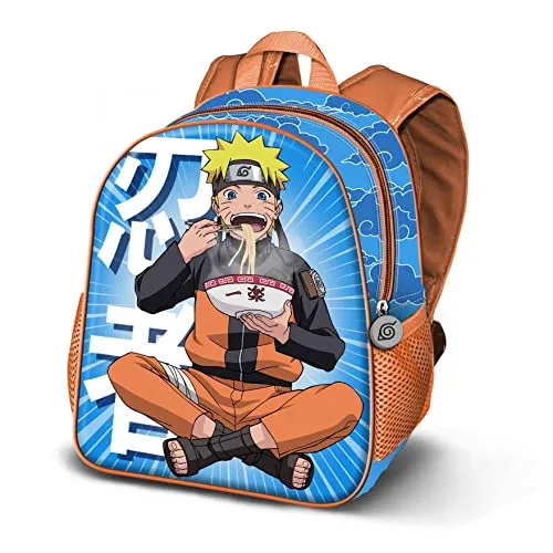 Naruto Ramen-Kleiner 3D Rucksack, Blau