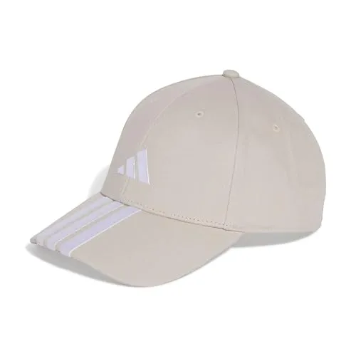 adidas Sportswear Schirmmütze 3-STREIFEN NEW LOGO BASEBALL KAPPE beige|weiß Kinder - Caps & Hüte, stylische Baseballkappe mit Logo-Print für einen coolen Look und optimalen Sonnenschutz für Kinder.