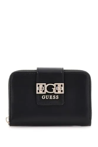 GUESS Geldbörse Jane Zip Around Wallet Black schwarz