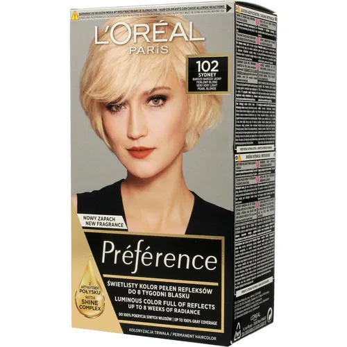 L’Oréal Paris Préférence Haarfarbe 102/10.21 SYDNEY