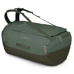 Osprey Transporter 120l Reisetasche - Oliv Dunkelgrün - Robuste 120l Reisetasche in Oliv Dunkelgrün, ideal für Reisen und Outdoor-Abenteuer, mit wasserabweisendem Material und komfortablen Tragegriffen.