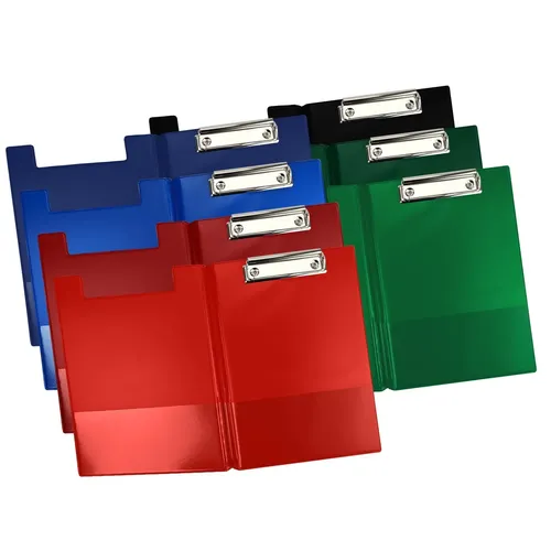 Stück Klemmbrett-Mappe A5 mit Clip farbig sortiert Schreibplatte Organizer 7