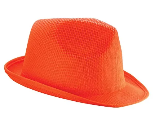 Promo Mafia Hut Karneval Mallorca Fasching Urlaub Junggesellenabschied Cap Farbe orange