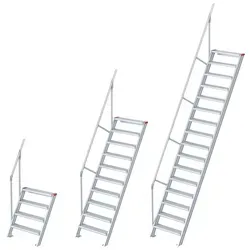 Euroline 510 Treppe 60° mit 9 Stufen und 1000mm Breite von euroline