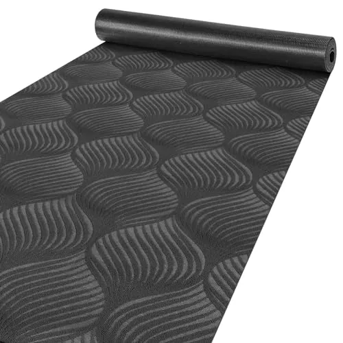 ANRO Küchenläufer Teppichläufer BAKER Premium 100x100cm - Eckiger Bodenläufer in Grau aus pflegeleichtem Polyester, ideal für Küchen und Flure. Einfach abwischbar und stylish – die perfekte Kombination aus Funktionalität und Design!