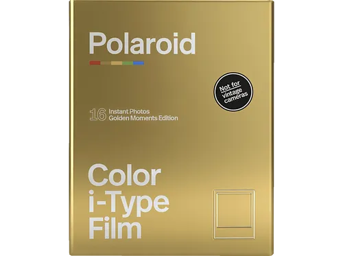 Polaroid Originals i-Type Film - Sofortbildkamera in Gold, 10 cm x 12.5 cm, für unvergessliche Momente und kreative Fotografie