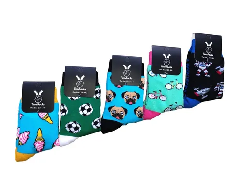 TwoSocks Freizeitsocken Lustige Kindersocken Mädchen, Jungen Socken, Baumwolle Einheitsgröße