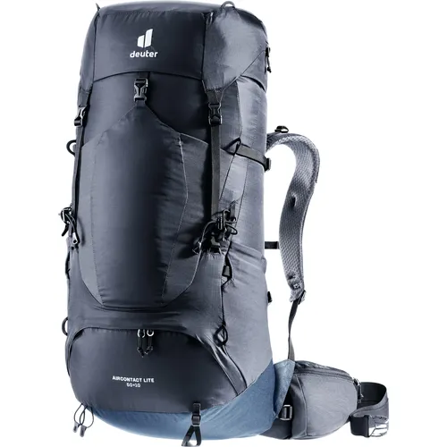 deuter Aircontact Lite 50 + 10 - leichter Trekkingrucksack, optimale Lastübertragung und ergonomische Hüftflossen für höchsten Tragekomfort