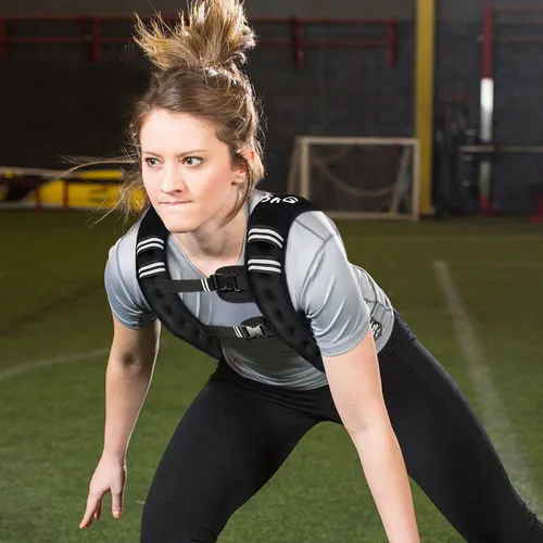 COSTWAY Gewichtsweste mit Reflexstreifen, verstellbar für Fitness und Krafttraining