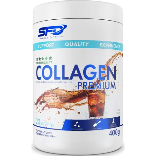 SFD Nutrition Collagen Premium Pulver zur Herstellung von Getränken mit Kollagen Geschmack Cola 400 g