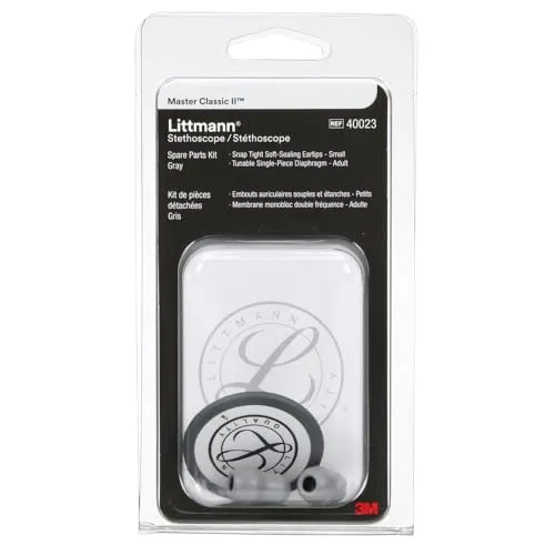 3M Littmann Stethoskop Ersatzteil-Set Master Classic 40023, grau - Stethoskope - Praktisches Ersatzteil-Set für schnelle Reparaturen, sorgt für höchste Funktionalität und Langlebigkeit.
