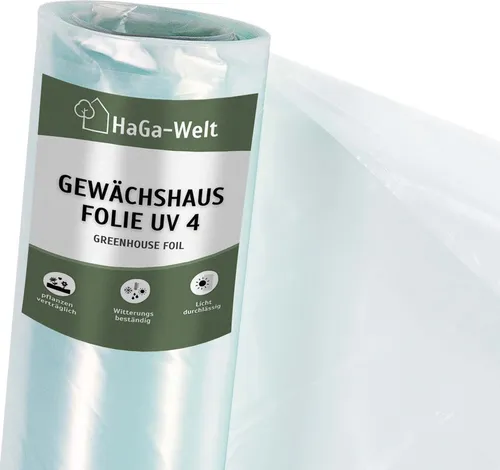 UV4 Gewächshausfolie – perfekt für Ihren Folientunnel – 6 Meter