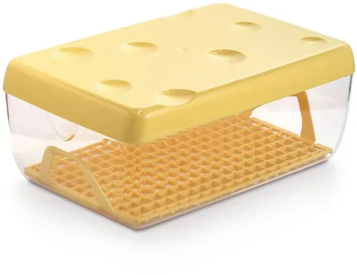 Käsesparende Schere mit frischeschonendem Deckel