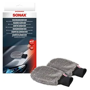 SONAX Waschlappen Duo grau 15,0 x 23,0 cm, 2 St. von SONAX