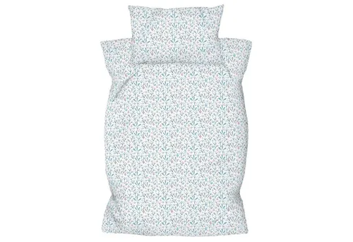 Amilian Kinderbettwäsche Babybettwäsche - Bettbezug 100x135 cm, Kopfkissenbezug 40x60 cm, 2 teilig, 100% Baumwolle