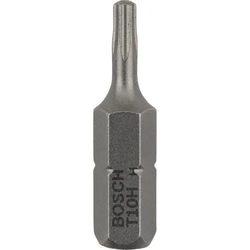 Bosch Professional Zubehör T10H Security-Torx-Schrauberbit Extra-Hart (Sechskant (hexagonal), Innensechsrund TX) (2608522009)