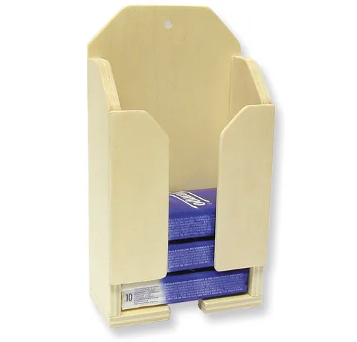 matches21 HOME & HOBBY Wandhalter Taschentücher Bausatz Kinder Holzbaukasten